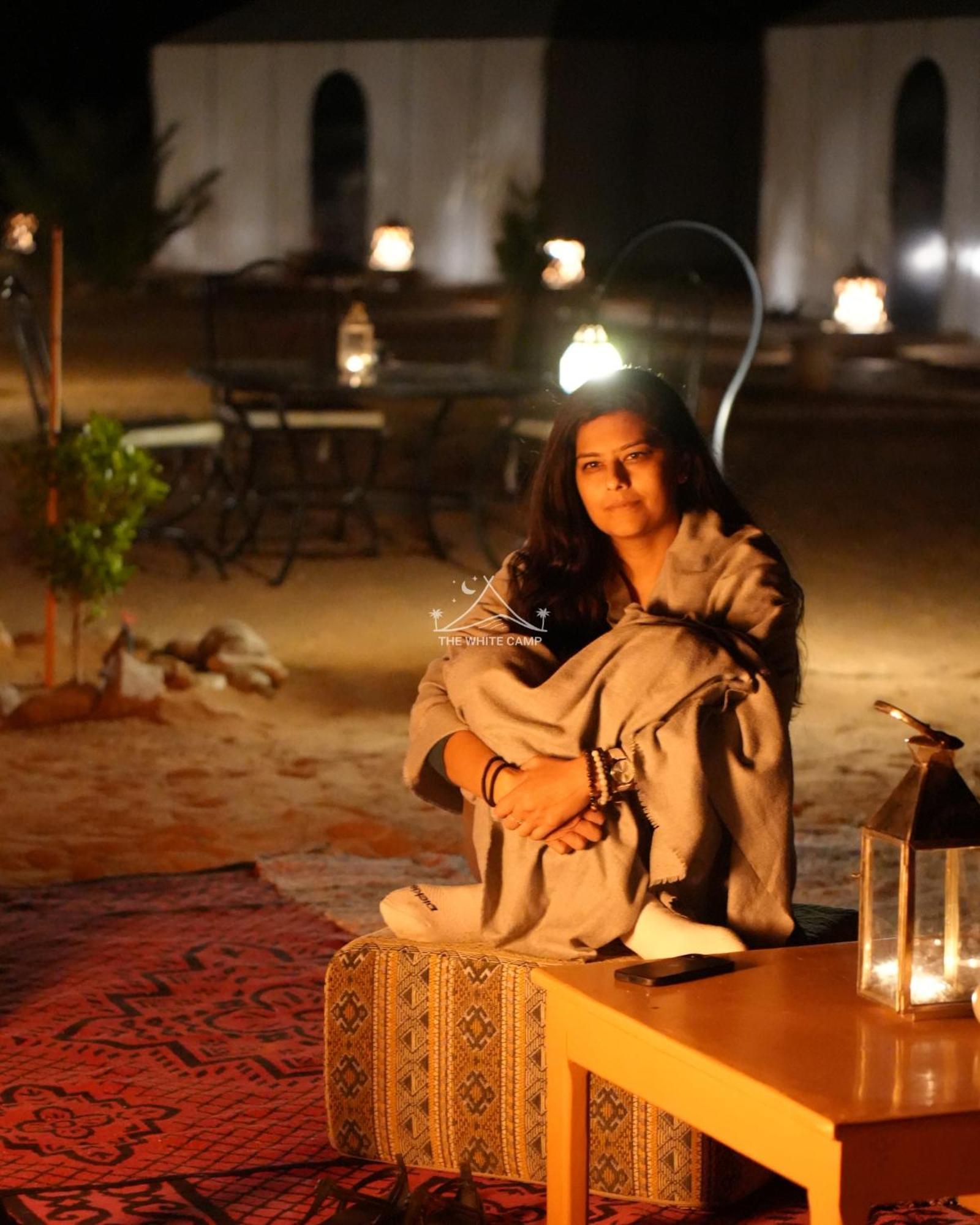 The White Camp - Your Merzouga Luxury Desert Camp & Erg Chebbi Dunes Camel Riding Exterior photo